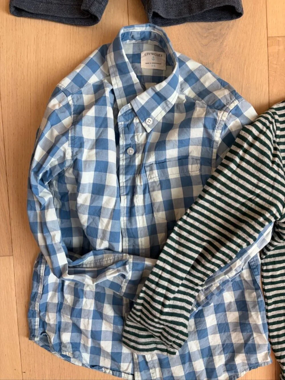 J.Crew Crewcuts Boys 4-5T Lot 4 - Polos Gingham Shorts